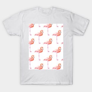 Flamingo pattern T-Shirt